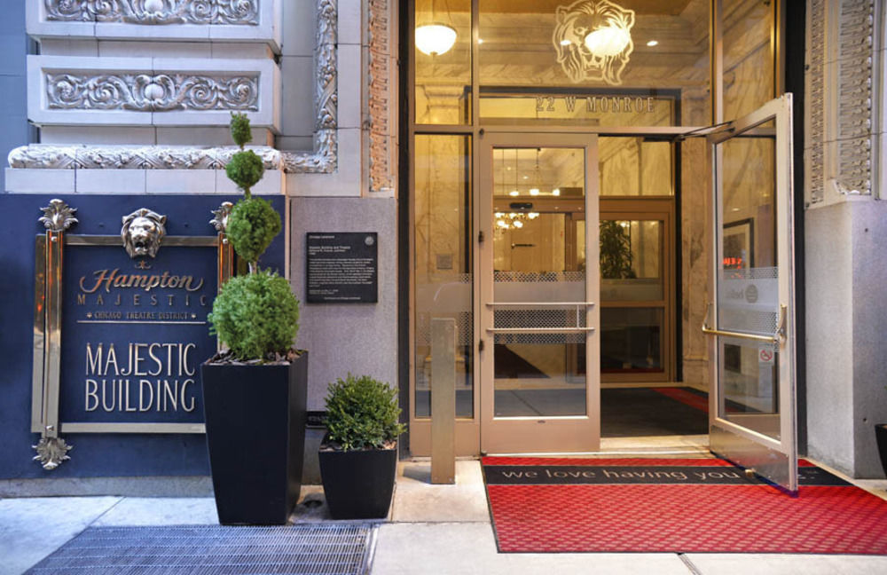 Hampton Inn Majestic Chicago Theatre District Exteriér fotografie