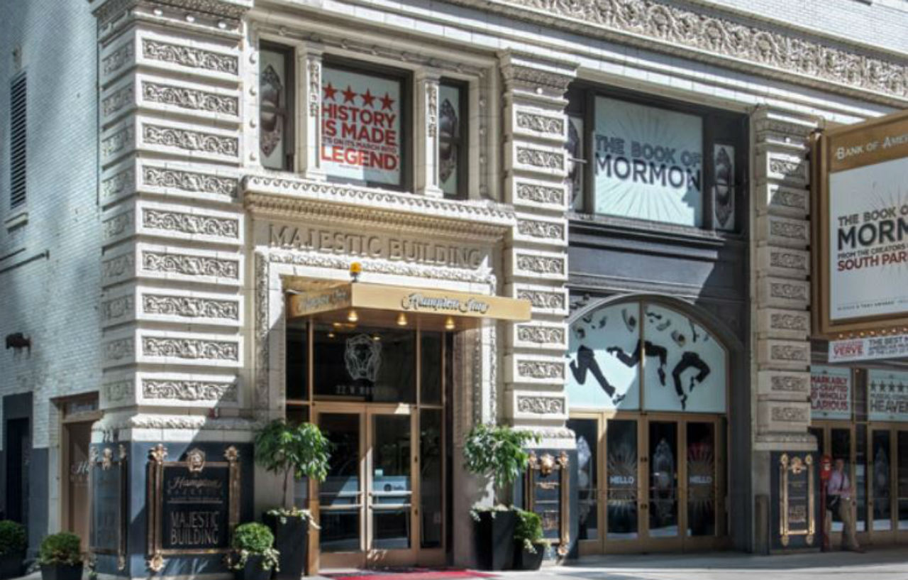 Hampton Inn Majestic Chicago Theatre District Exteriér fotografie